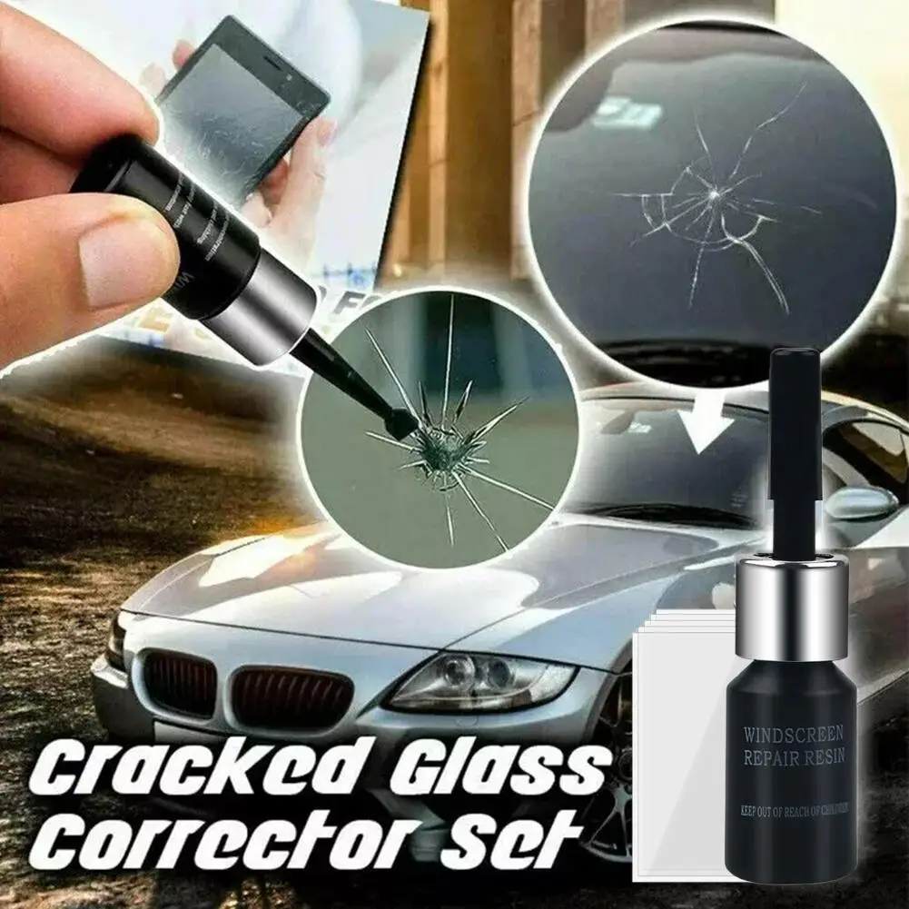 Automotive Glas Nano Reparatur Flüssigkeit Auto Windschutzscheibe Harz Riss Werkzeug Kit Universal Auto Windschutzscheibe Glas Kratzer Riss Wiederherstellung