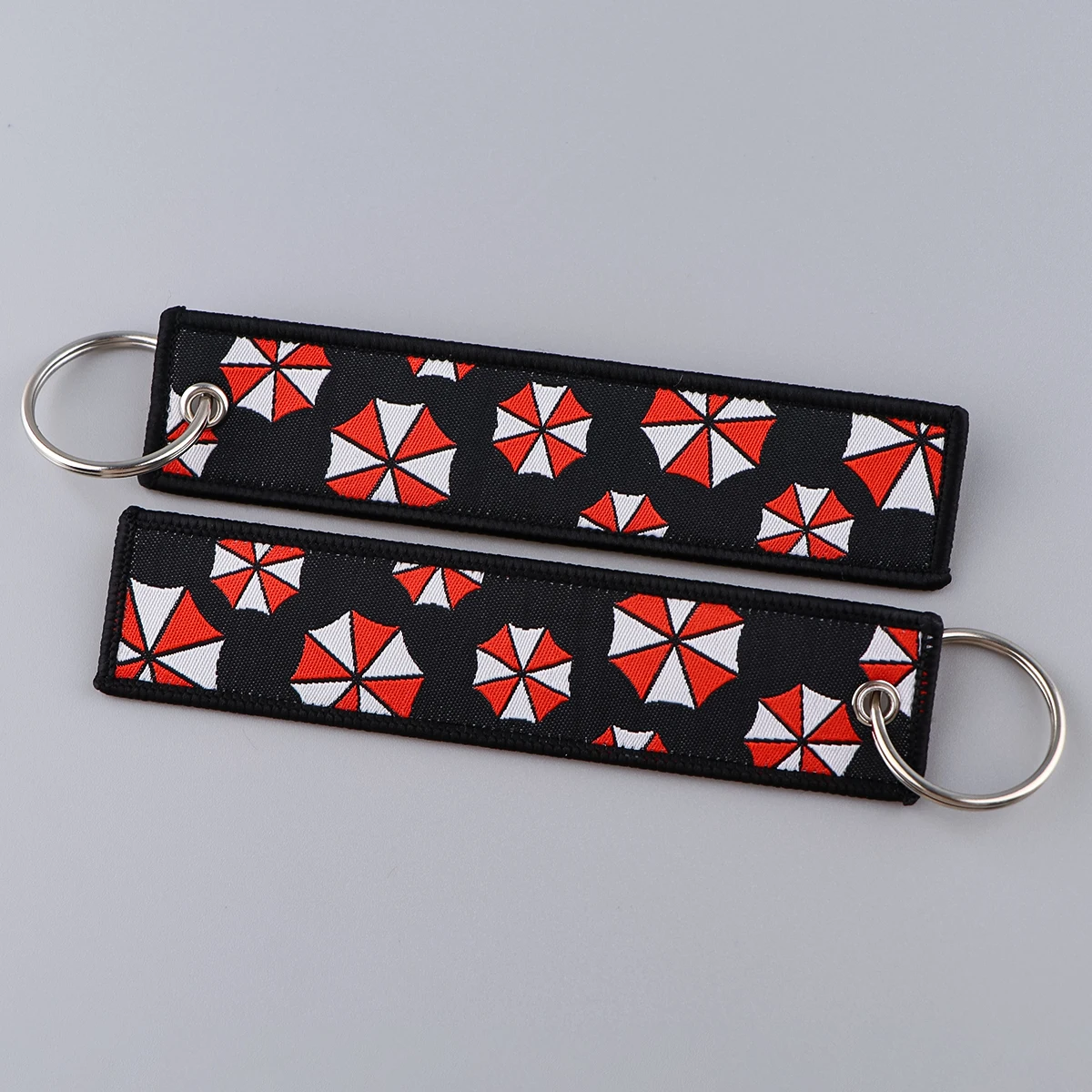 

1PCS American Movies Embroidery Key Fobs Holder Key Ring Keychain for Motorcycles Cars Pendant Accessories Gifts