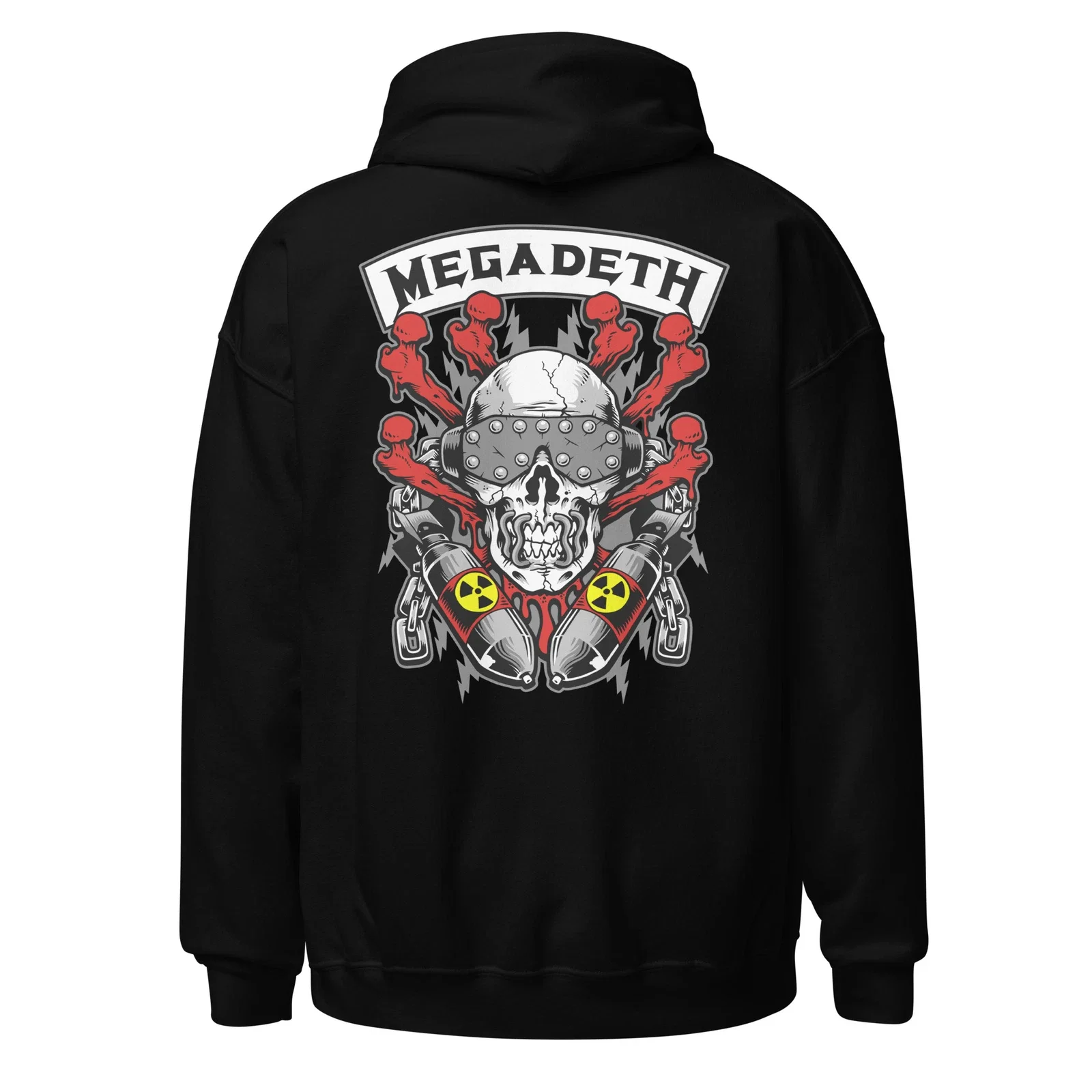 Megadeth Heavy Metal Rock Band Gráfico Impresso Masculino e Feminino Solto Quente Hoodies Casual Outono/Inverno Moda de Luxo na Moda