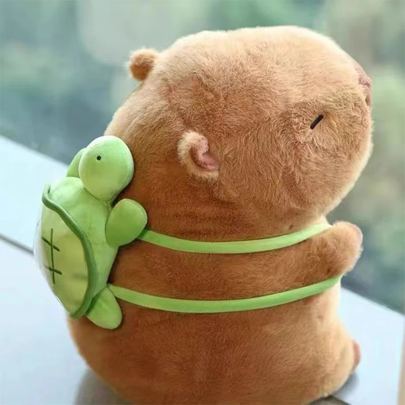 Capybara Plush Simulation Capibara Anime Fluffty Toy Kawaii Plushie Cute Doll Stuffed Animals Soft Doll Plush Gift Kid Toys