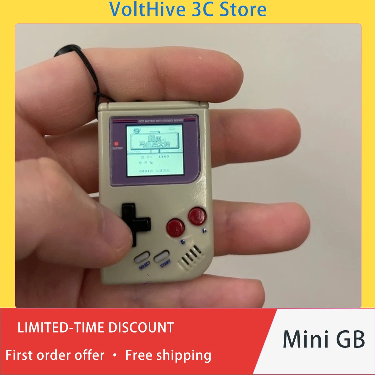 Mini GB Retro Handheld Game Console 160×144 IPS Screen TF Card Expandable Portable Pocket Video Game Player for Kids Adult Gift