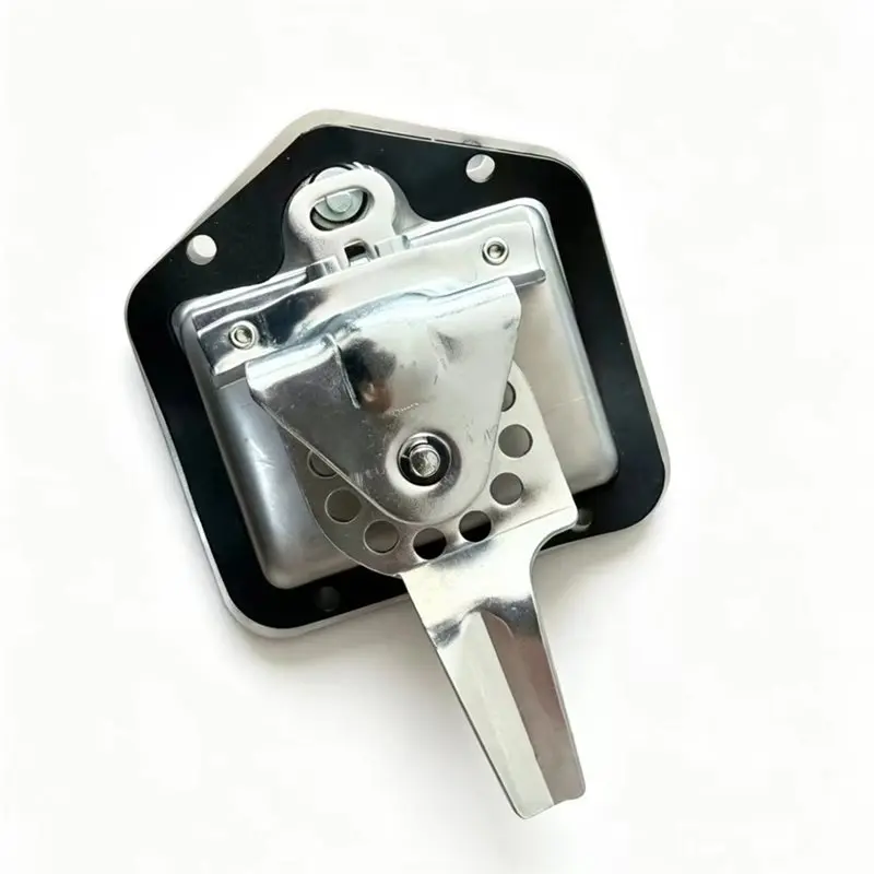 A74E-T-Folding Panel Lock With Stainless Steel Recessed Paddle Handle 1Pcs