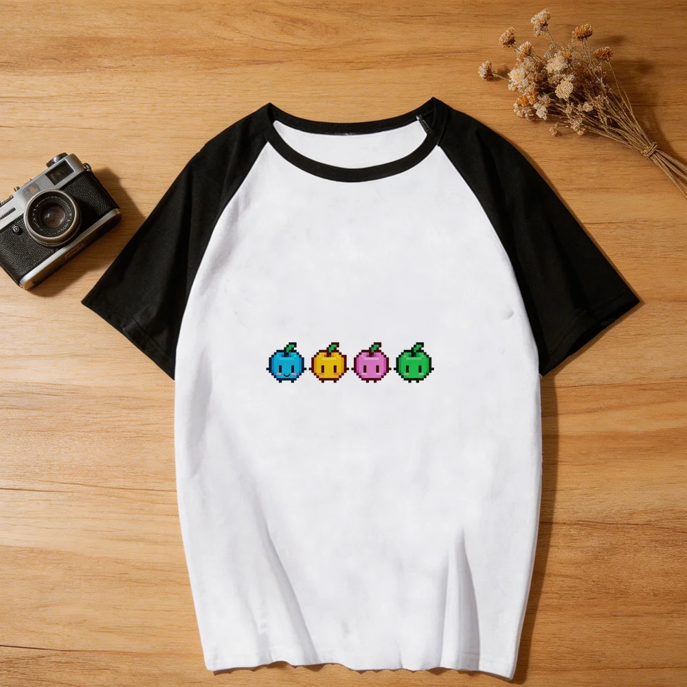 Stardew Valley t-shirt female meme cute funny y2k top tees Psychedelic gyaru streetwear scene  party