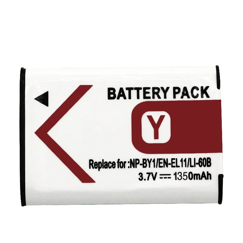1350mah EN-EL11 EL11 NP-BY1 NPBY1 LI-60B Battery for Sony Mini HDR-AZ1 Nikon Coolpix S550 S560 Olympus FE-370 Optio L50