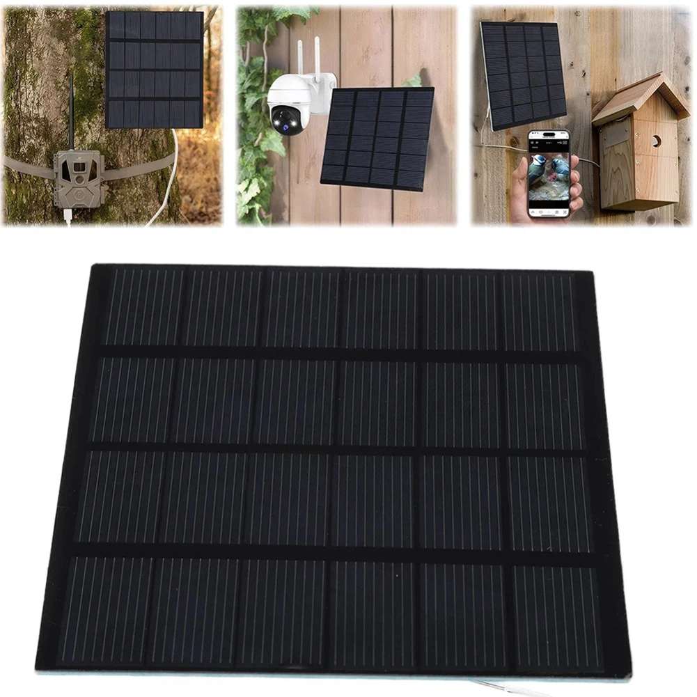 1,5W 6V Solarpanel Kleine Notfall-Solarzellen Wasserdichte Outdoor-Solarzelle Solarladepanel für Ventilatoren Außenlampen Pumpen