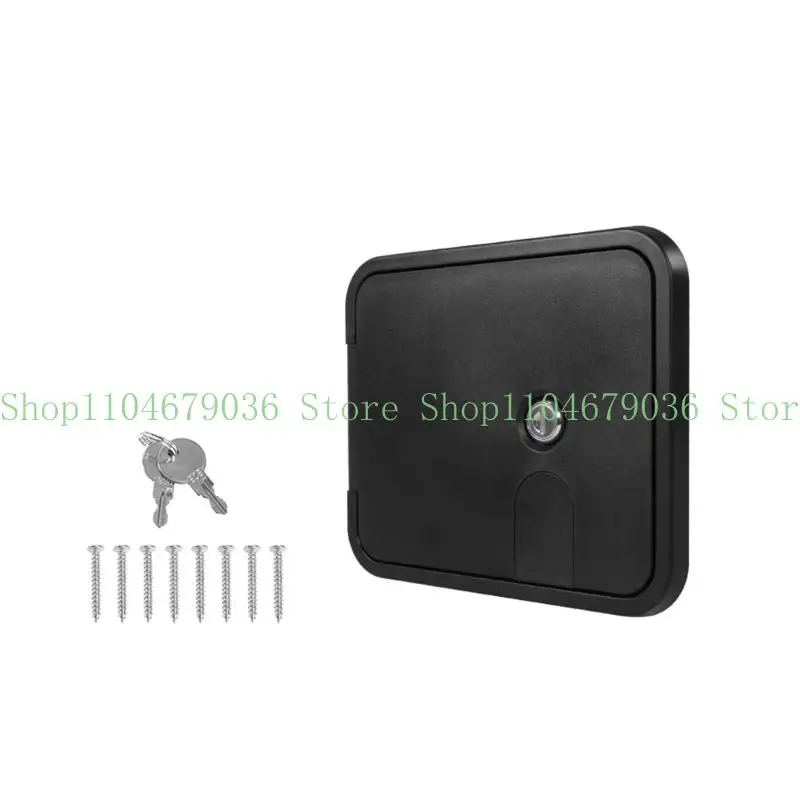 652F RVs Access Door Electrical Cord Trailer Power Cord Cable Hatches With Reinforced Sealing For All Weather Use
