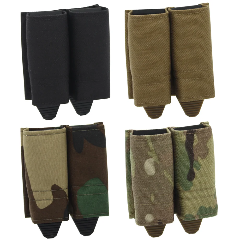 

Чехол для магазина KYWI Style Molle 9 мм, тактическая двойная Магнитная сумка для пистолета, охоты, пейнтбола, кобура, оборудование
