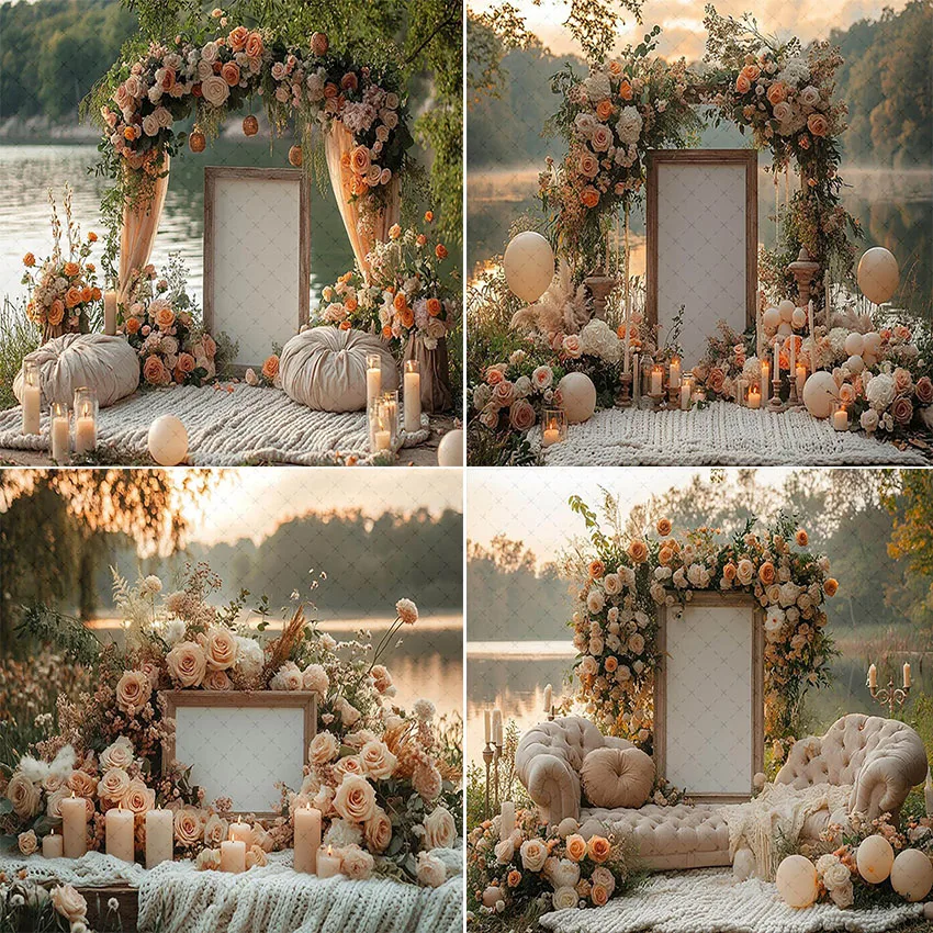 

Фон для фотосъемки Mehofond, романтический винтажный цветочный фон для взрослых на день рождения, свадьбу, портретный декор для беременных, фон для фотостудии