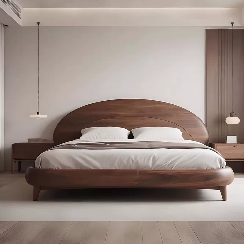 Waterproof Comforter Double Bed Bedrooms Decoration Wooden Luxury Bed Frames Bedroom King Size Letto Matrimoniale Home Furniture