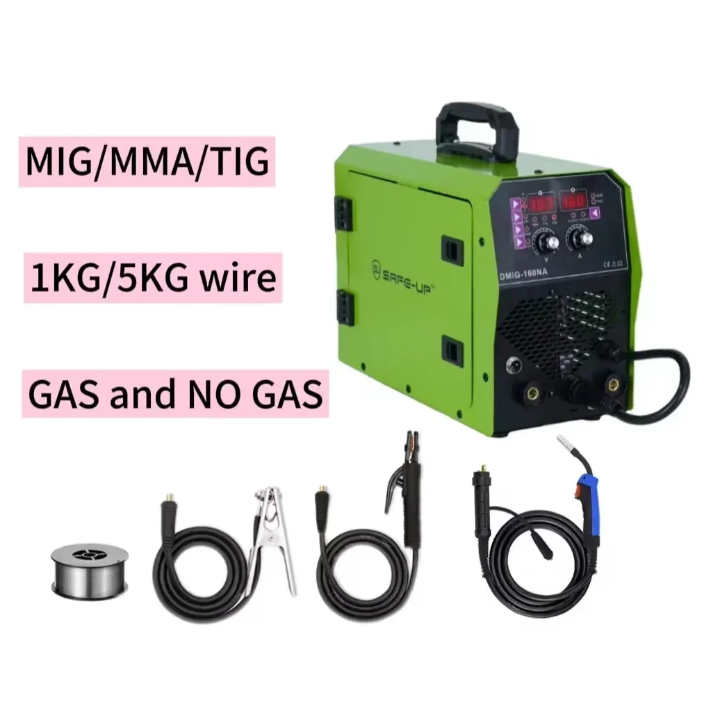 HOT! Multifunctional Inverter Welding Machine 110V/220V 160A MIG/MMA/TIG 3 IN 1  Portable Automatic Welding Machine