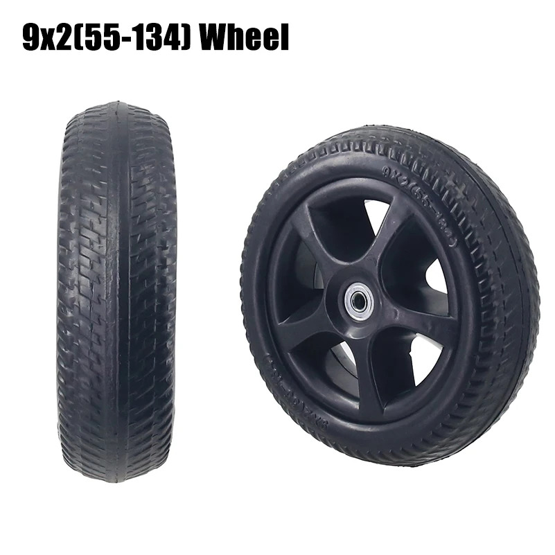 

2pcs 9x2 55-134 rear wheel for Children's tricycle accessories rear baby pedal driver car