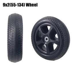 2pcs 9x2 55-134 rear wheel for Children's tricycle accessories rear baby pedal driver car
