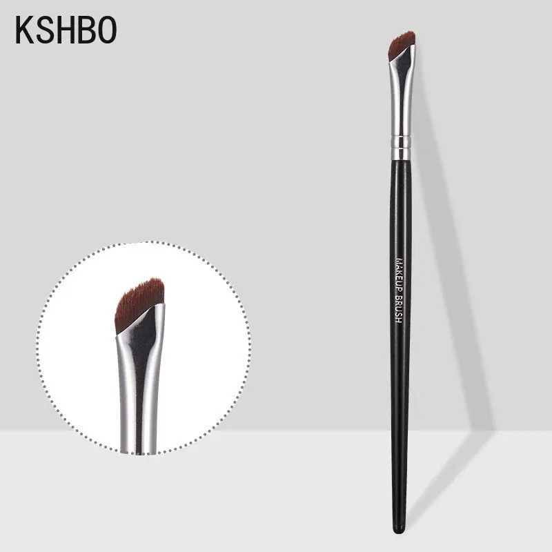 KSHBO Upgrade Blade Eyeliner Brush Ultra Thin Fine Angle Flat Eyebrow Brush Under Eyes Place Makeup Brush Precise Detail Brush