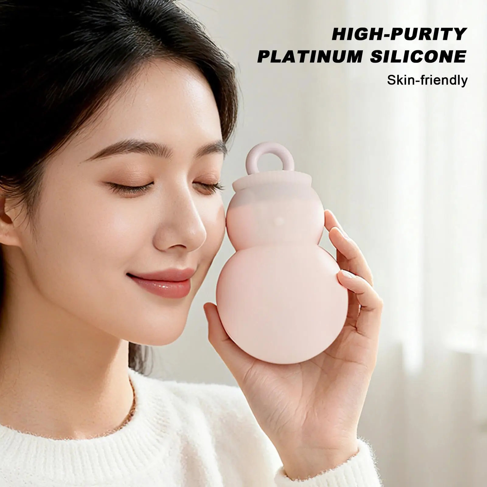 

Hot Water Bag 320ml Leak-Proof Snowman Warmer With Cover Silicone Water Pouch For Women Home Travel Winter Cold Weather