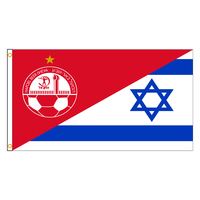 QLFLAG 90X150cm 3x5ft Half Israel Hapoel Beer Sheva FC  Flag