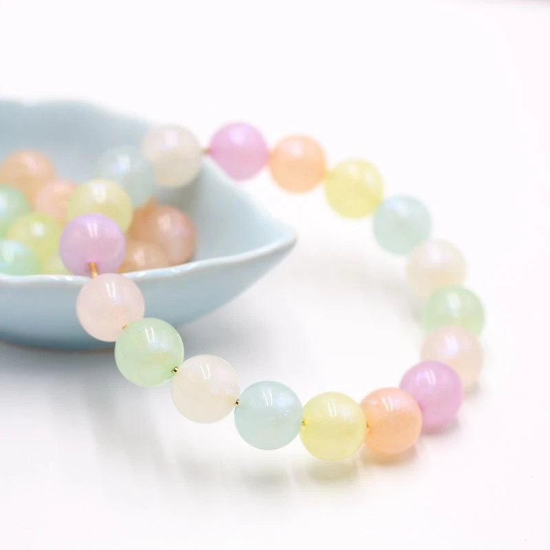 6mm 8mm 10mm Soft Light Acrylic Spacer Beads Round Shape Beads For Jewelry Making DIY Charms Bracelets Necklac Accessories