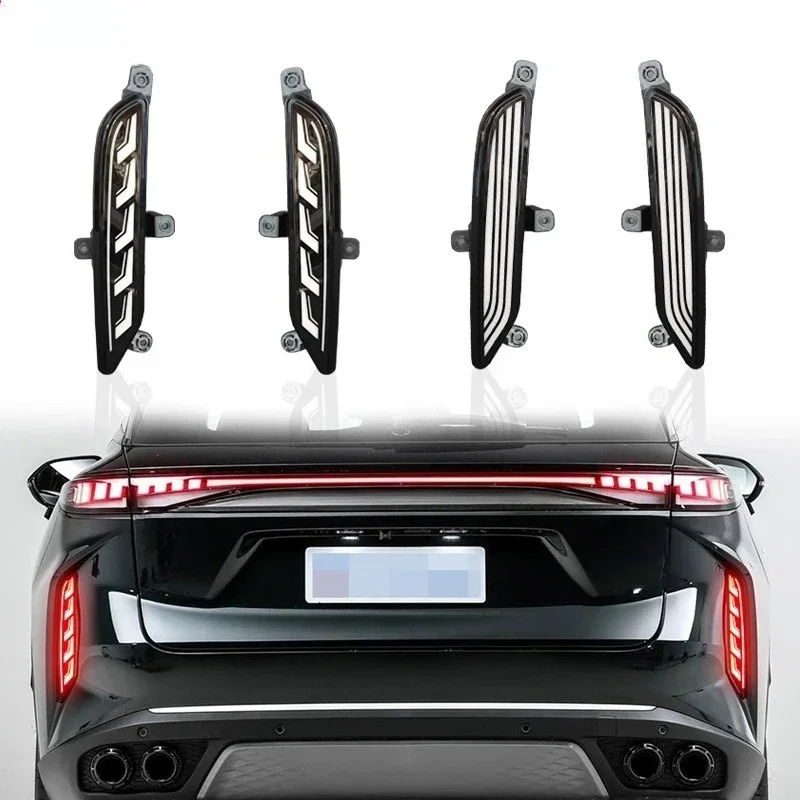 LIEI For OMODA 9 C9 Exeed RX Yaoguang 2022-2025 Led Rear Bumper Reflector Light DRL Dymanic Turn Signal Driving Brake Warning Li
