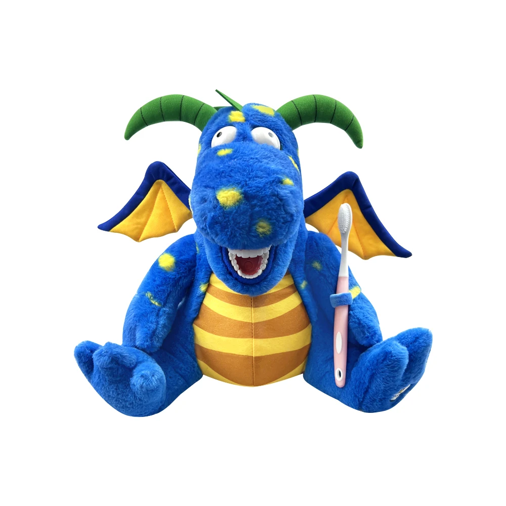 Dental Cartoon Cute Animal Teeth Plush Model Children Learning Brushing Teeth Educational Dentist Child Gift Decoration