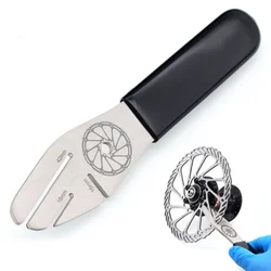 Bike Disc Brake Correction Wrench Brake Rotor Alignment Truing Tool with Disc Brake Pads Tool for MTB Road Bike Wrench