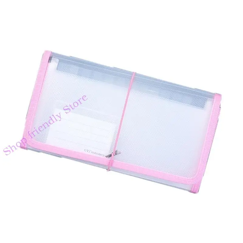 

594A 13 Pockets Receipt Storage Bag Large Capacity Receipt Organizers Receipt Holder