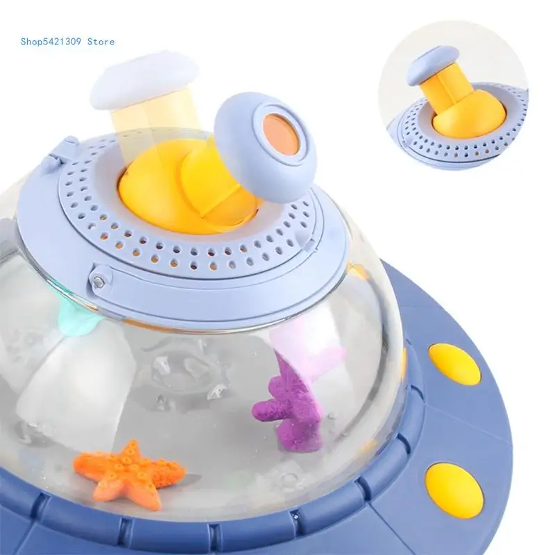 85WA – petit poisson Portable pour réservoir, boîte d'observation d'insectes transparente en plastique, baril d'observation pour