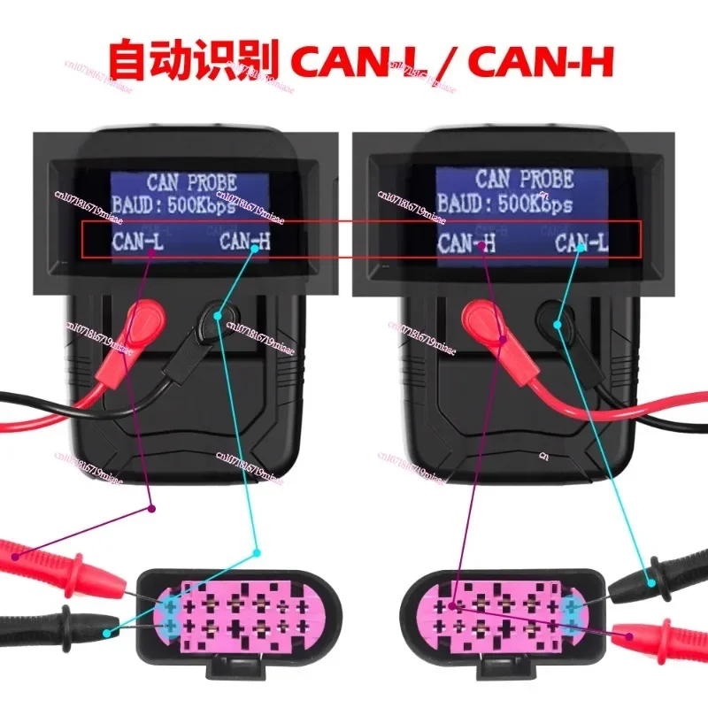 PL007 CAN LIN Tester Baud Rate Analyzer High Low Automatic Identification