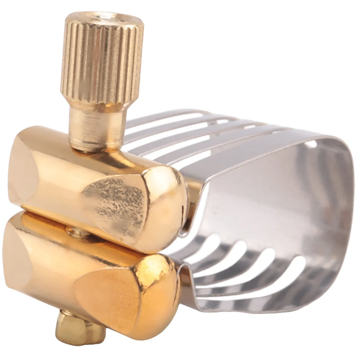 【قطرة السعر!】أداة مشبك الساكسفون الثلاثي قطعة الفم مشبك ربط ساكس مشبك للرأس جزء الساكسفون ساكس ربط