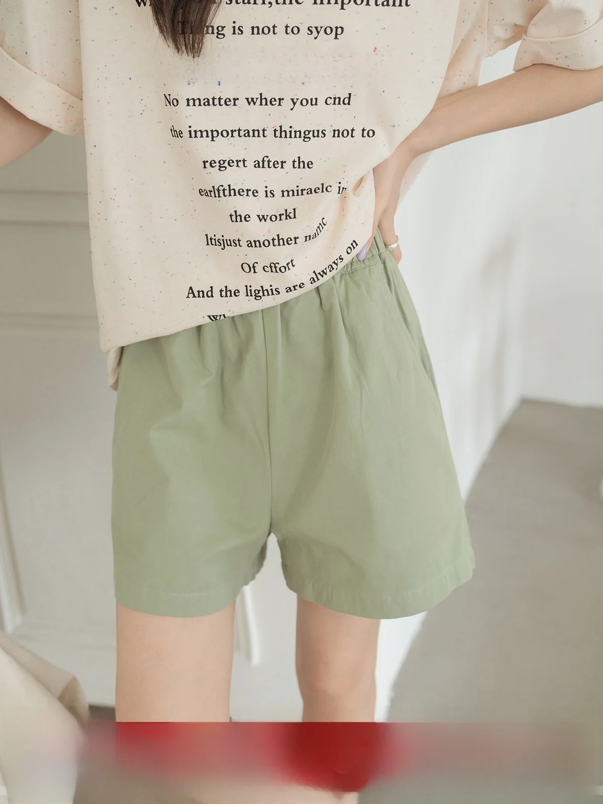 

Брюки MoZao с высокой талией, свободные, широкие, повседневные, женские, прямые, летние, новые, простые, универсальные, прямые брюки-трубы