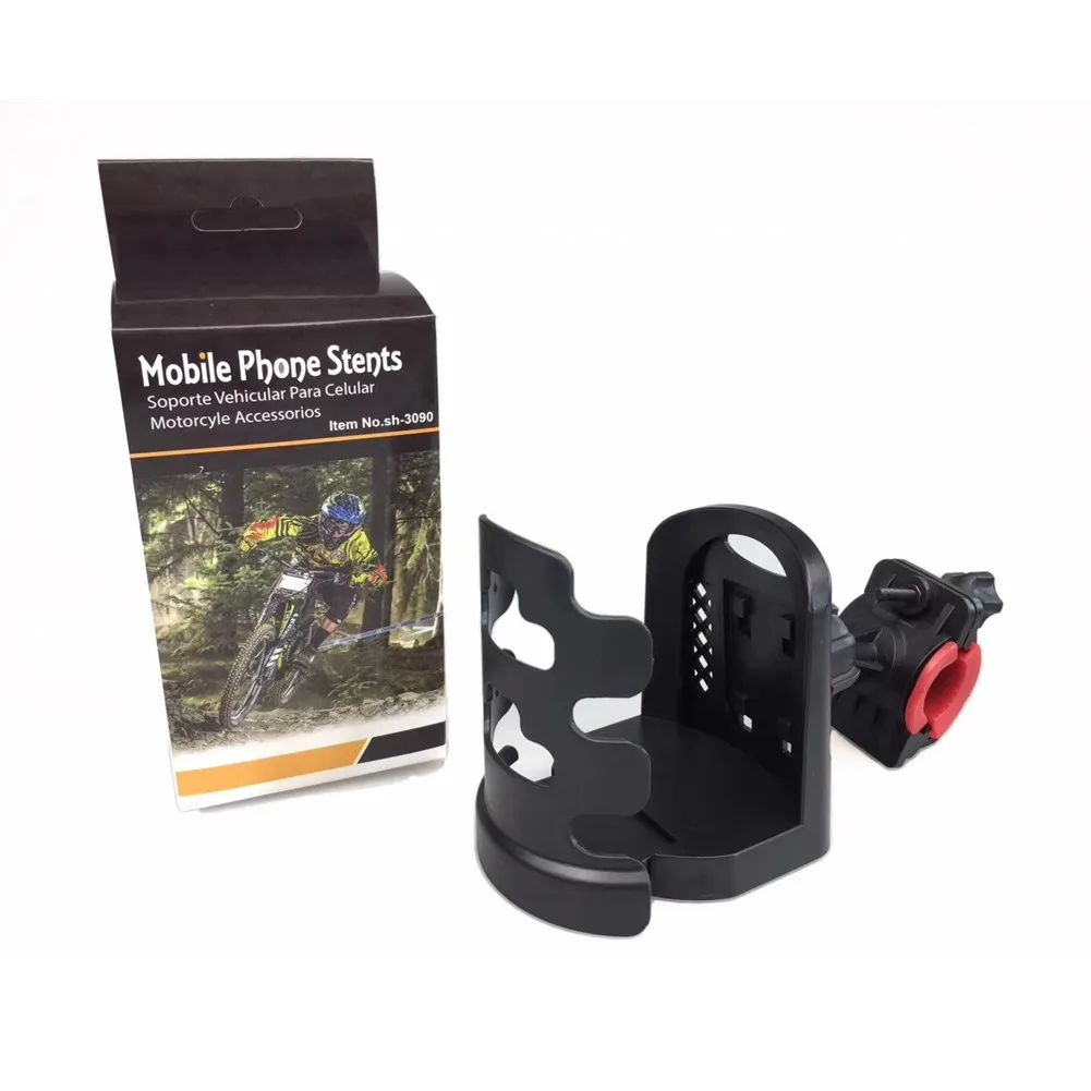 Effortless Mounting Drinks Holder for Mic Stands and Motorcycles Holds a Variety of Drinks Securely While Performing