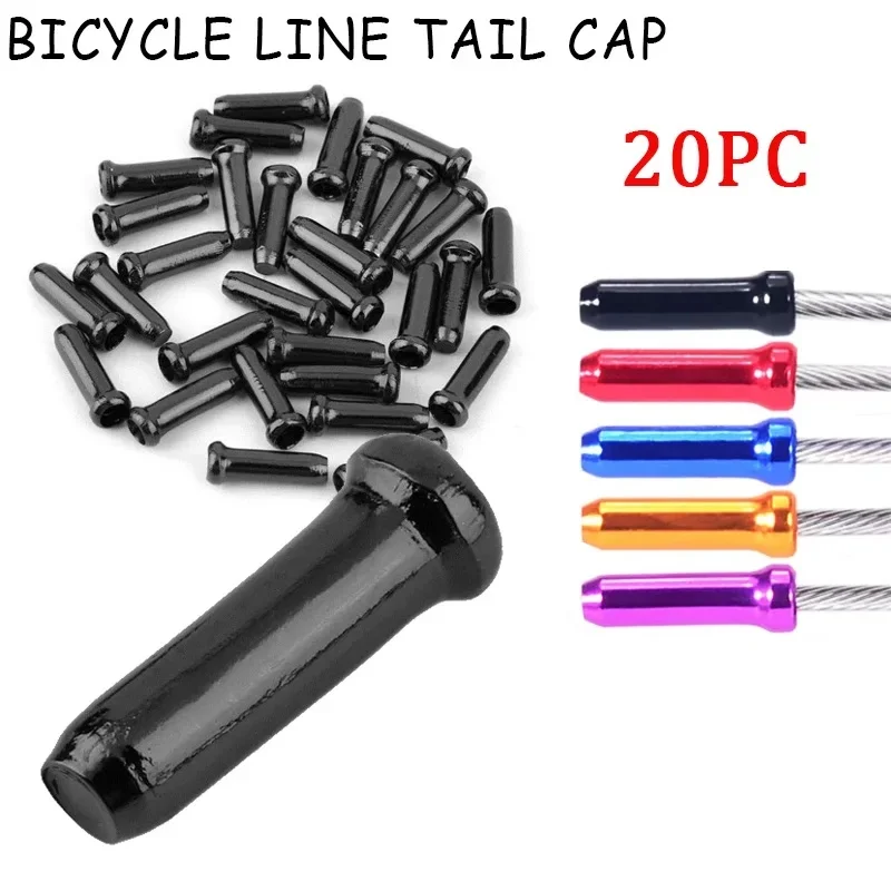 Bike Brake Shifter Cable End Caps MTB Bicycle Brake Shift Derailleur Cable Cap Aluminum Alloy Wire End Cap Cycling Parts