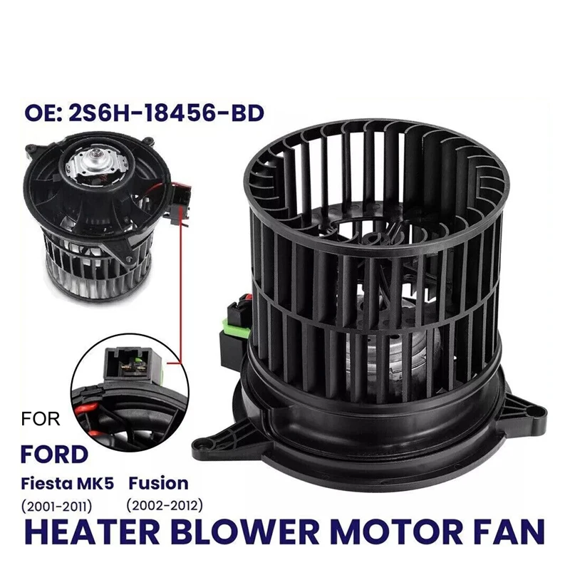 

FOR FORD FIESTA MK5 MK6 2001-2011 JD JH FUSION 2002-2012 HEATER BLOWER MOTOR FAN