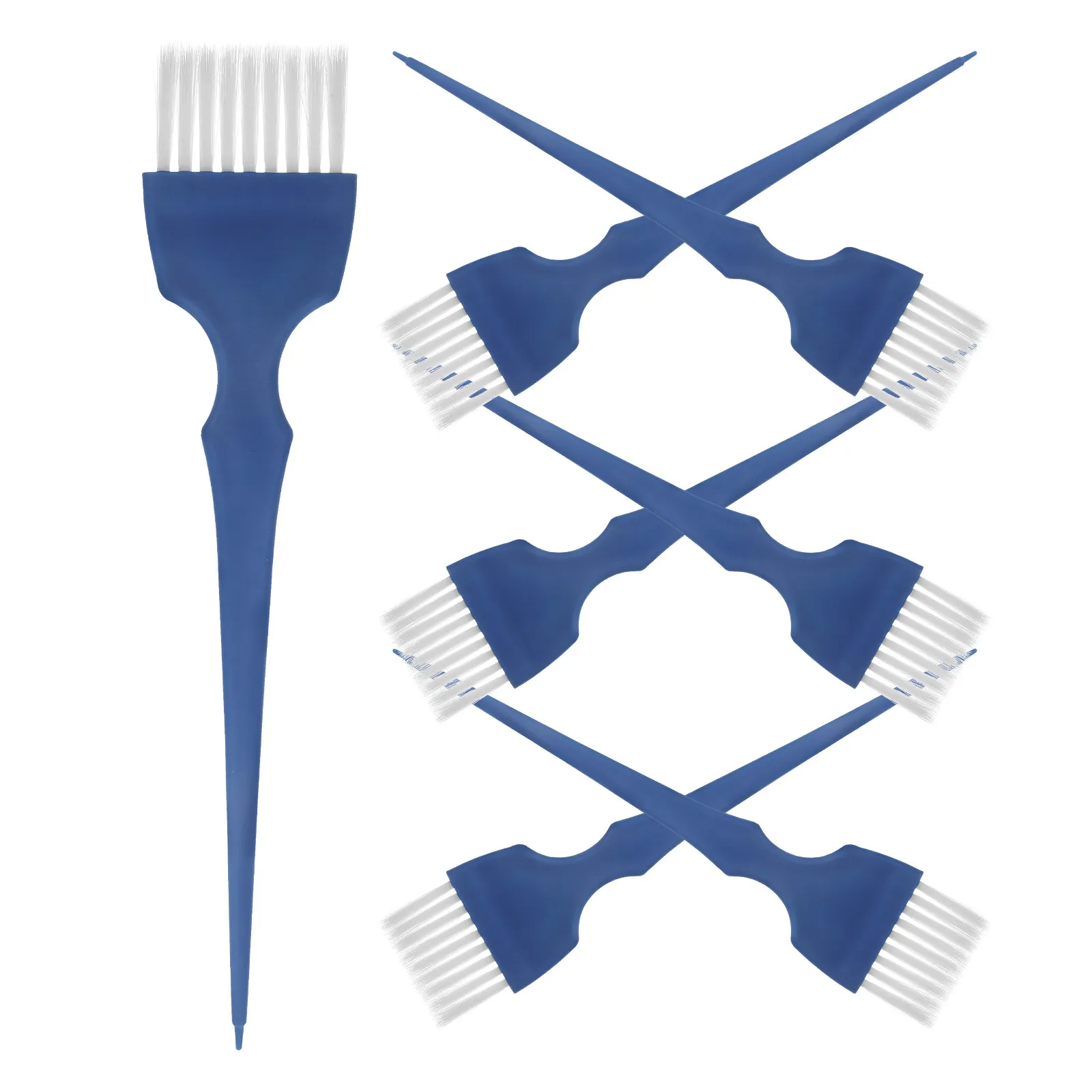 

7pcs Colorful Hair Dye Premium Fiber Durable Tinting Tool For Salon Home Coloring Kit Hair Coloring Brush Tint Brush