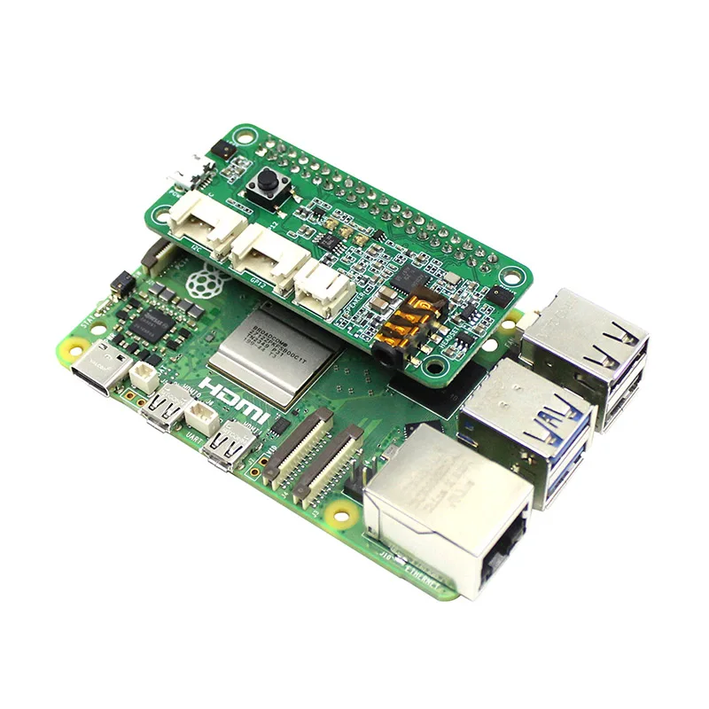 Raspberry Pi 5/4B dual microphone expansion board ReSpeaker 2-Mics speech recognition audio module