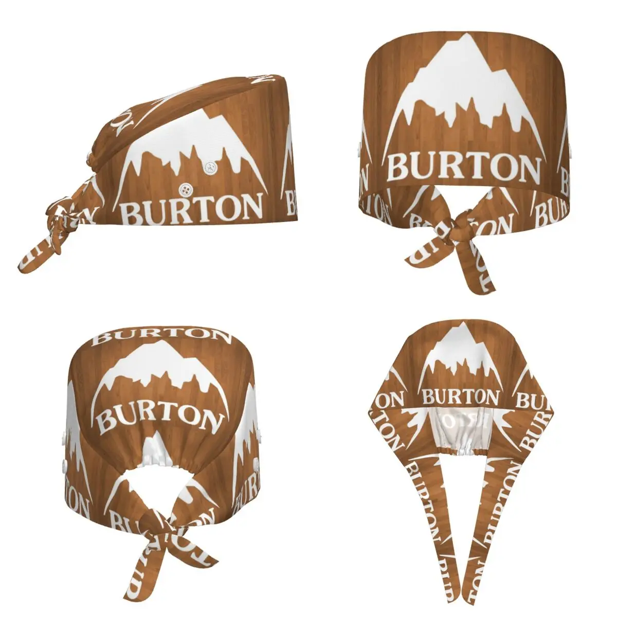 Burton Snowboard Sportive Scrub Hat Doctor Working Surgical Cap Unisex Adjustable Nursing Caps for Dentist