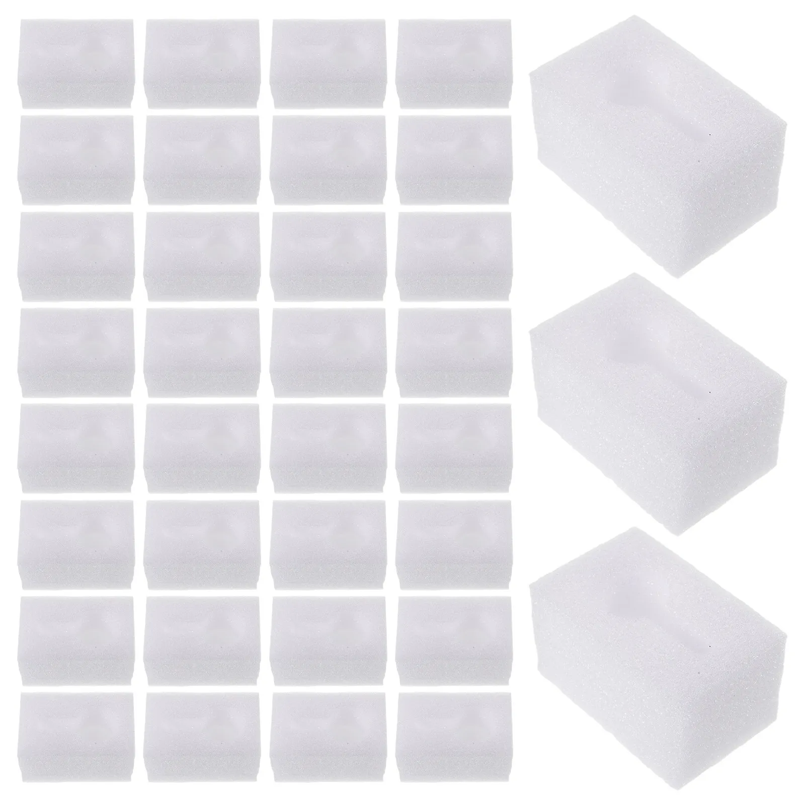 100pcs Pump Head Shipping Protectors Anti-Press Lotion Dispenser Covers Shockproof Foam Inserts for Cosmetic Skincare Bottles
