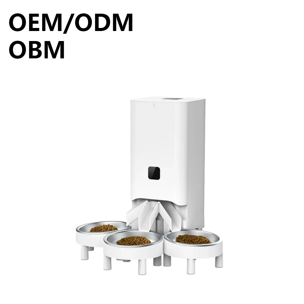 

Smart Pet Automatic Litter Box for Cats & Dogs Timed & Portioned Feeding Machine Portable 7L Capacity