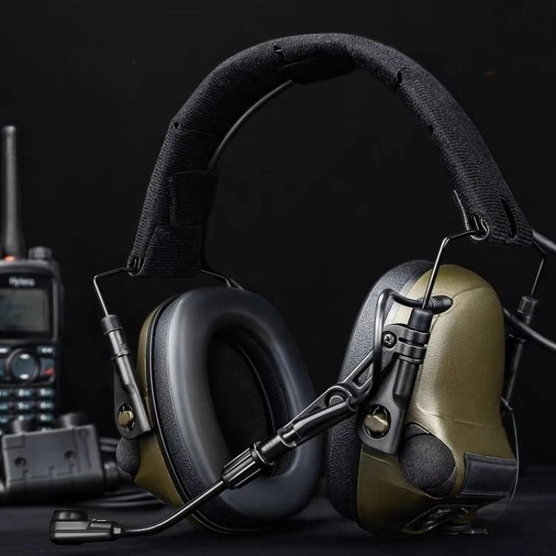 

Tactical Pickup Noise Headset Helmet Shooting Bluetooth Intercom Communication Headset