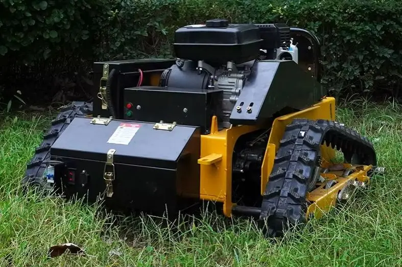 Customized RC550S Garden Petrol Engine Robotic Lawn Mowers Grass Chopper Shredder Remote Control Lawn Mower Flail Mower