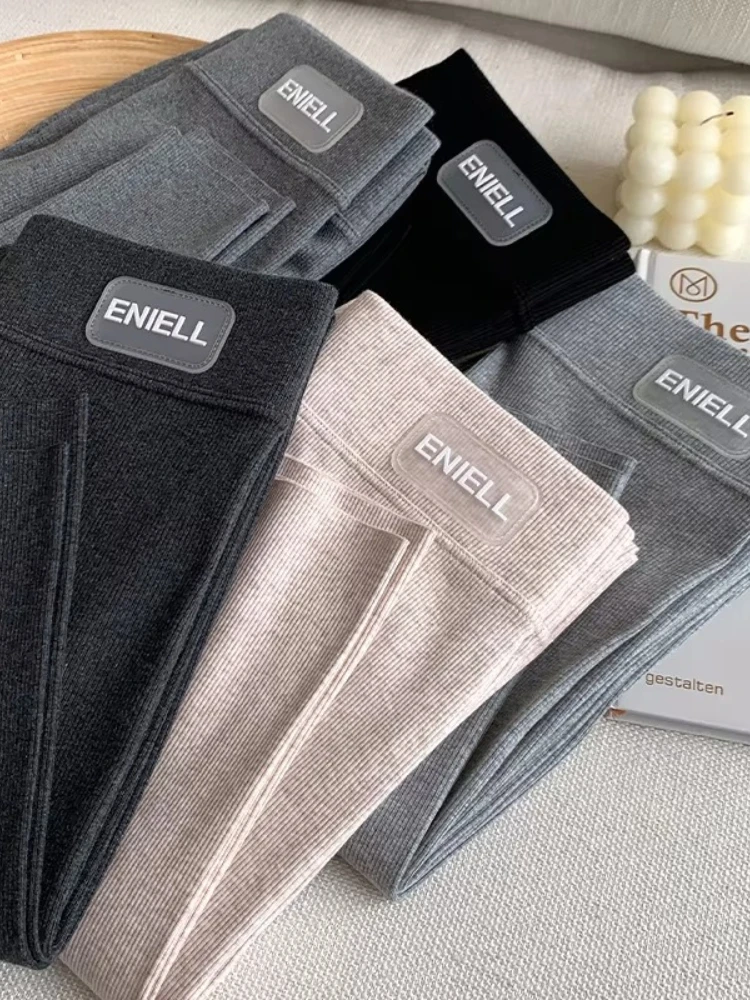 New Autumn Winter Kint Fleece Women Leggings High Waist Black Outwear Tall Female Warm Thick Velvet Leggings Sexy Women‘s Pants