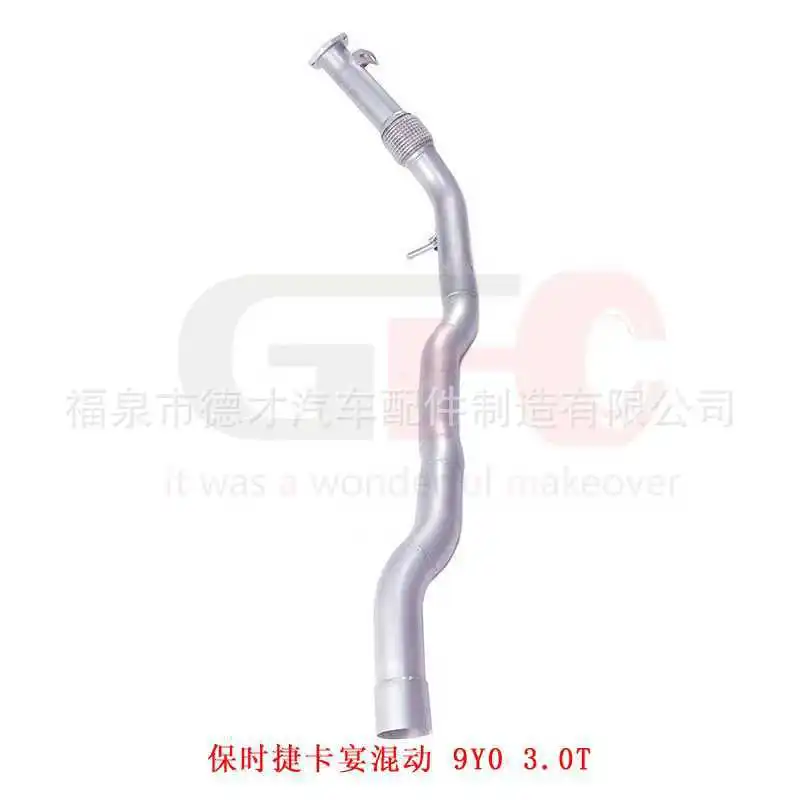 

Suitable for 19 Porsche Cayenne Hybrid 9Y0 3.0T changed to straight-through front tube exhaust system exhaust sound