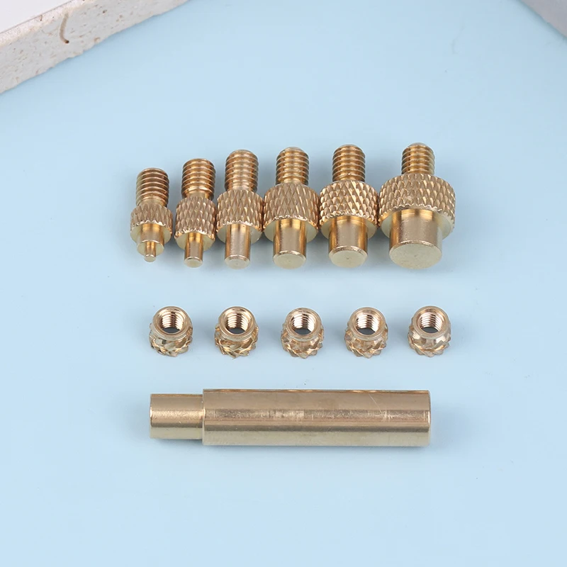 Heat Insert Nut Iron Tip Heat Insertion Tool M2 M3 M4 M5 M6 M8 Brass Thread Embedded Kit For Plastic 3D Printer Soldering Iron