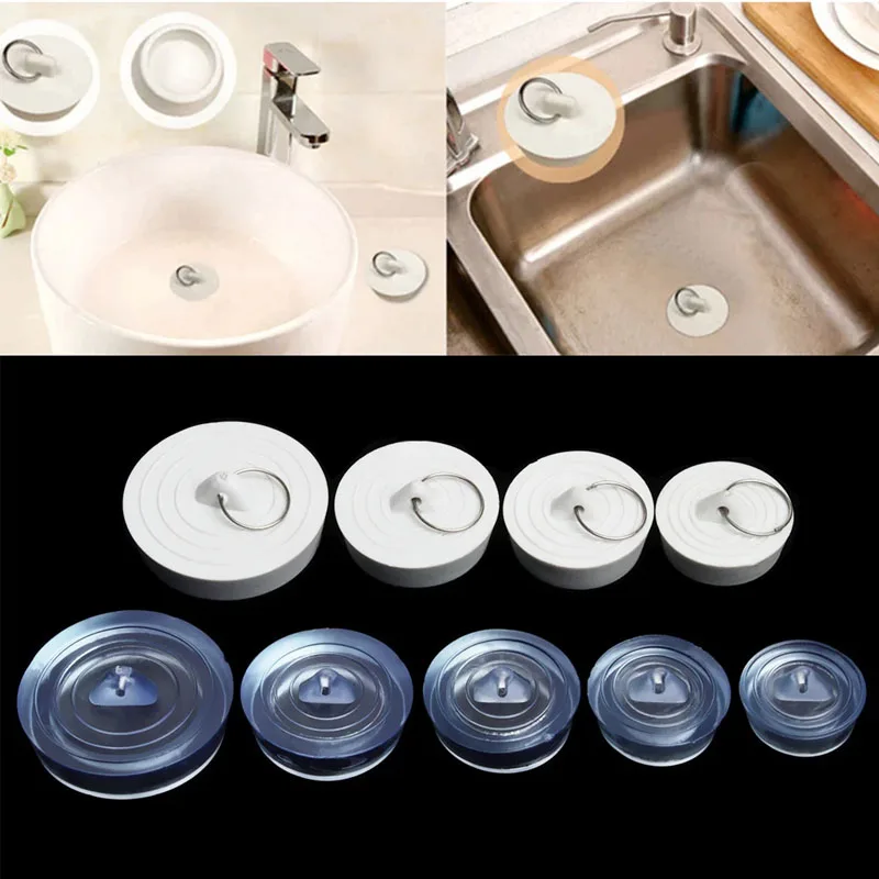 1PC Rubber Sink Plug Kitchen Bath Floor Drain Durable Bathtub Drainage Stopper Laundry Leakage-proof Bathroom Home Supplies