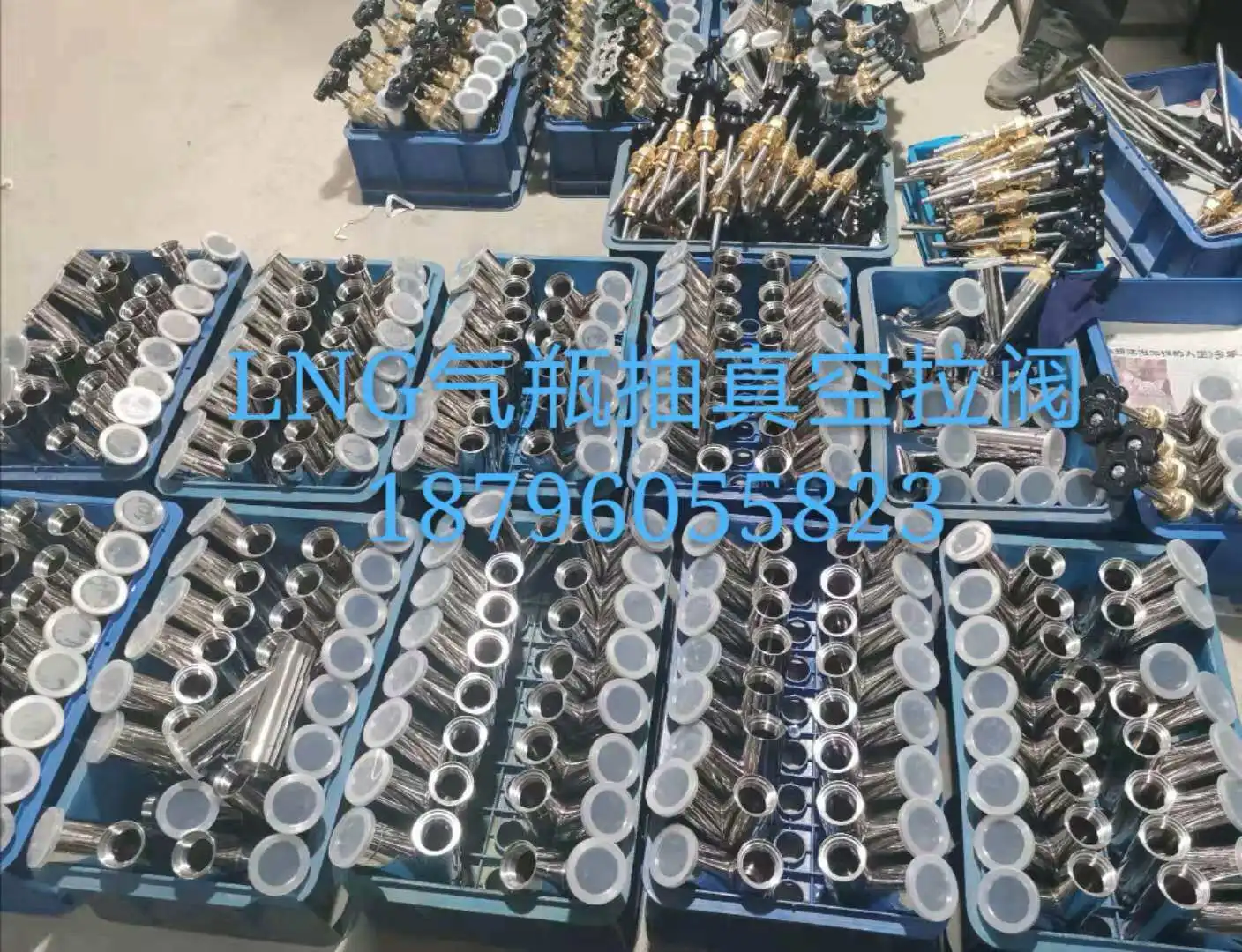 LNG manual push-pull valve Dewar bottle storage tank truck cryogenic container vacuum pull valve