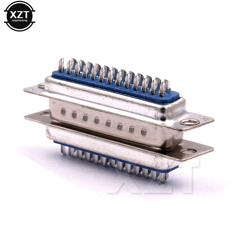 1 Pair D-SUB DB25 Pin Male Female Solder Type Welding Connector 25 Pin DB25 Extended Adapter