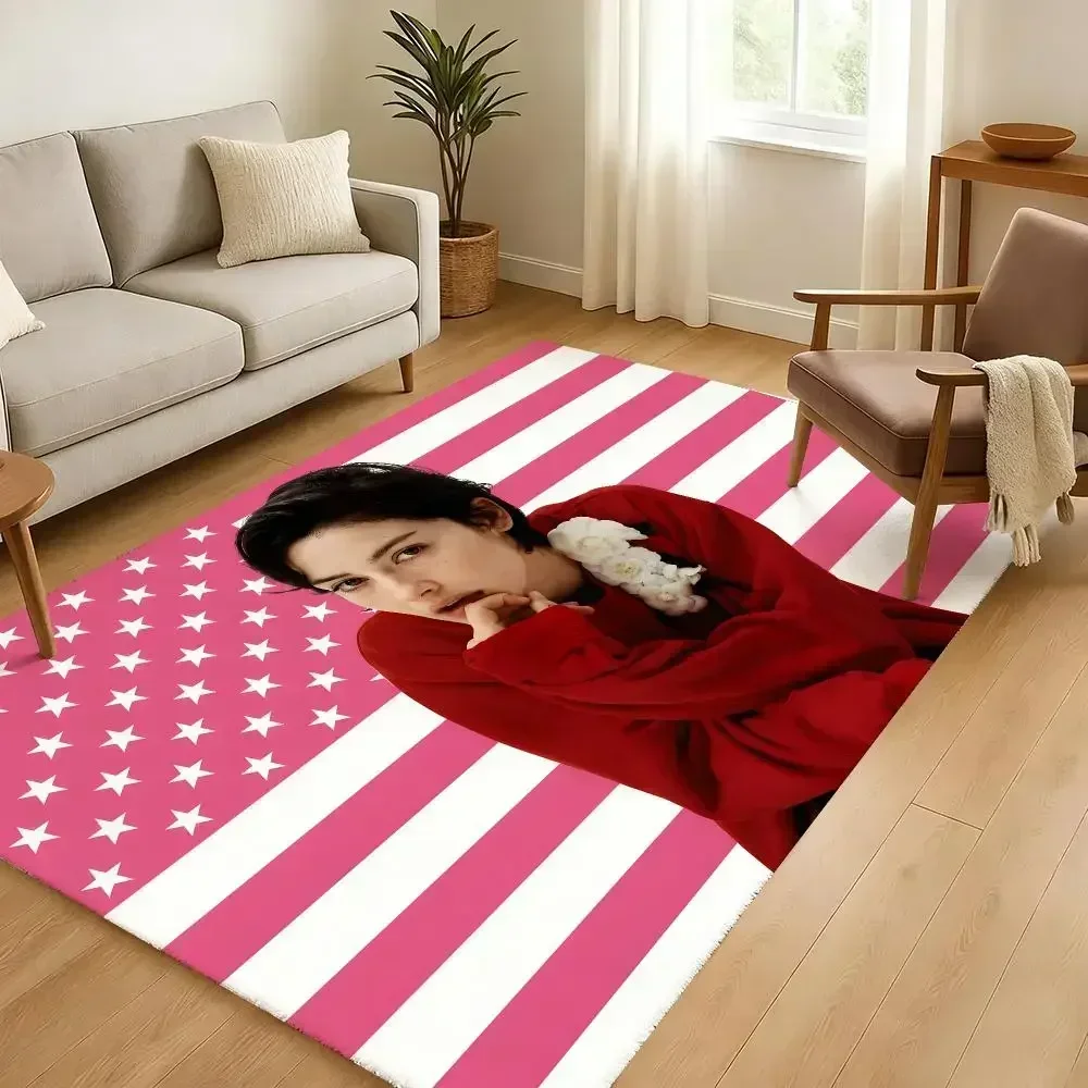 Singer G-Gracie Abrams Daughter From Hell Floor Mat Soft Thickened Non-Slip Bedroom Living Room Door Mat Home Flannel Rugs