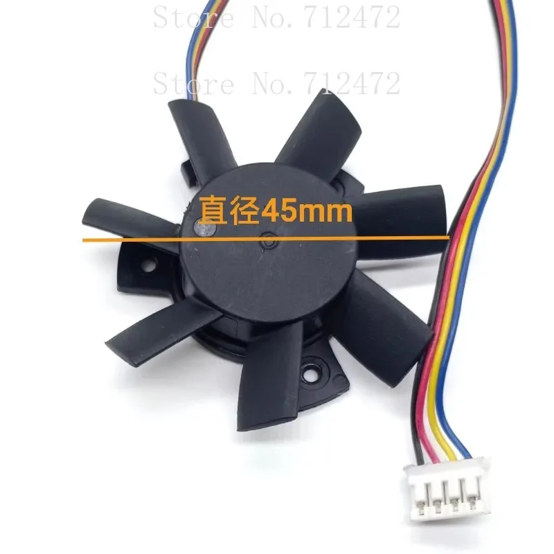 Original AGE05010F12H diameter 45mm hole spacing 26 d52sl main board industrial control CPU radiator fan 12V 0.2A