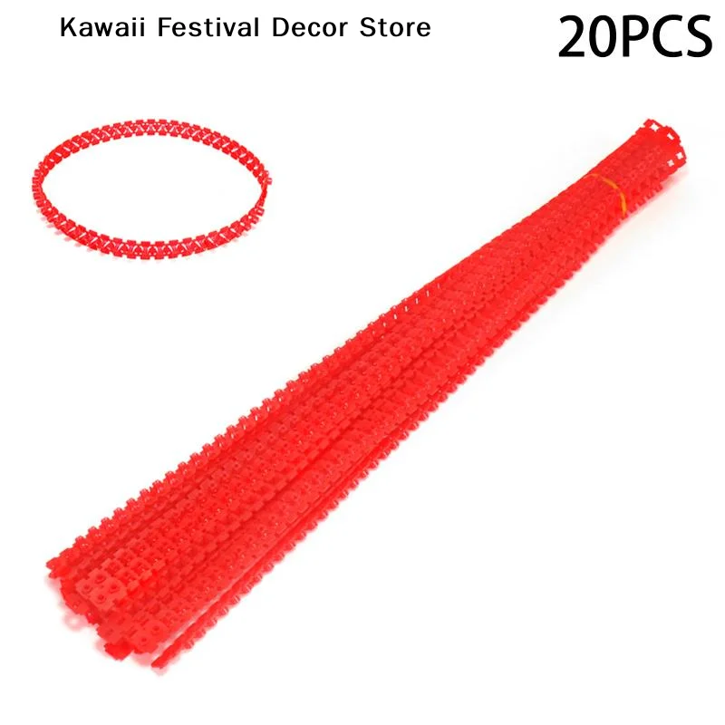 【K】20 PCS Empty Chain Belts Lightweight Convenient Chain Nail Machine Adapter For Ceiling Partition Wall Gypsum Board Wood Board