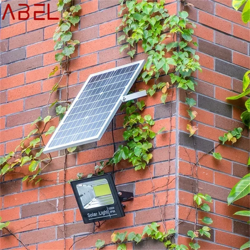 ABEL Solar Light 30W 60W 100W 200W Outdoor Courtyard Waterproof IP65 Wall Lamp LED Control Remote