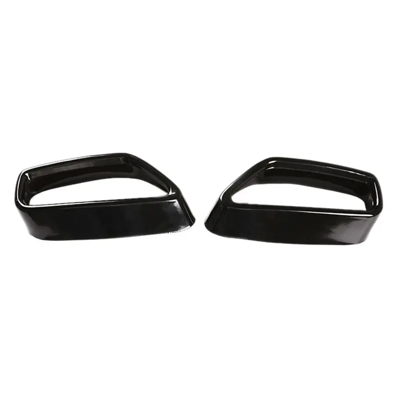 Prominent Car Exhaust Pipe Cover Stickers Tailpipe Trim Frame For BMW 5 Series G30 G31 2018-2021 Exterior Modification