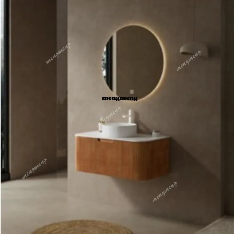 American-style Japanese-style wash basin cabinet combination bathroom integrated cabinet integrated basin bathroom cabinet